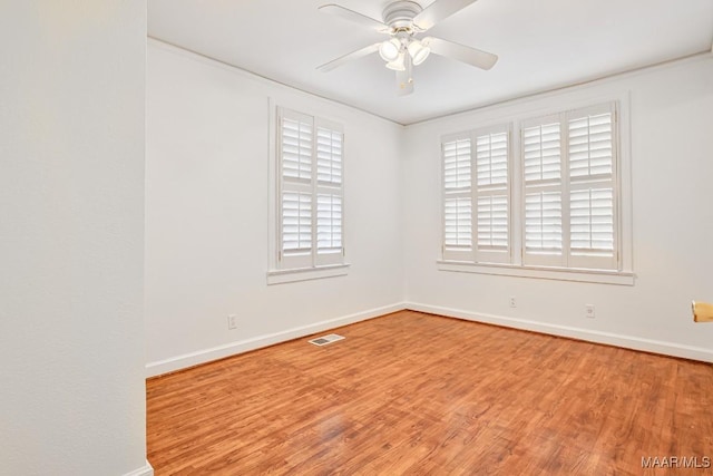 533 Morningview Dr, Montgomery, AL 36109 - empty room with wood finished floors and a ceiling fan