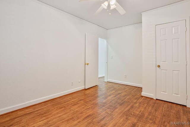 533 Morningview Dr, Montgomery, AL 36109 - spare room featuring ceiling fan and light wood-style floors