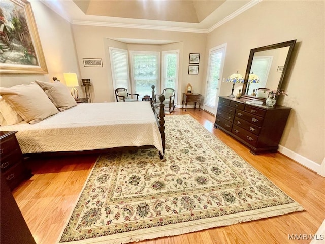 9865 Wynchase Cir, Montgomery, AL 36117 - bedroom featuring wood finished floors and crown molding