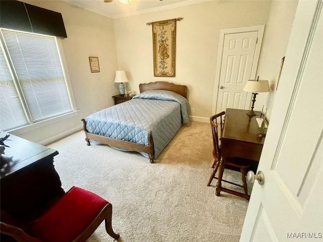 9865 Wynchase Cir, Montgomery, AL 36117 - bedroom featuring crown molding and carpet