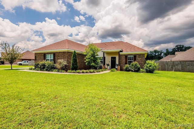 205 Jennifer Ln, Deatsville, AL 36022 - ranch-style house featuring brick siding