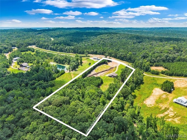 447 Galloway Dr, Wetumpka, AL 36093 - aerial overview of property's location featuring property boundaries highlighted