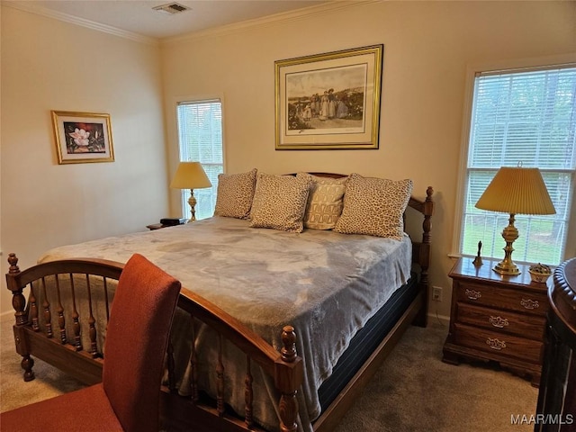 2714 Luverne Hwy, Greenville, AL 36037 - bedroom with carpet and ornamental molding