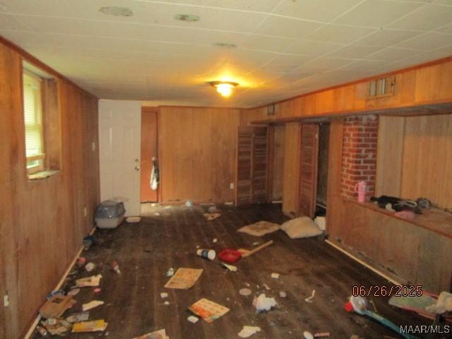 238 Easthaven Rd, Montgomery, AL 36109 - empty room with wood walls and wood finished floors