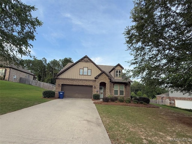 178 Natures Trl, Wetumpka, AL 36093 - craftsman inspired home with brick siding, driveway, and board and batten siding