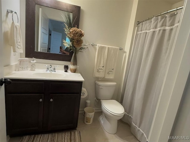 178 Natures Trl, Wetumpka, AL 36093 - full bath with vanity, tile patterned flooring, and curtained shower