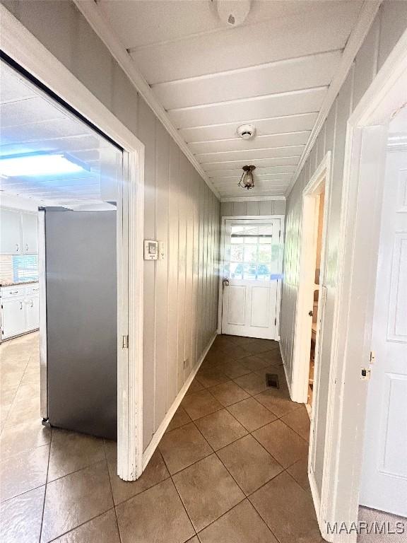 2 Rolling Hills Cir, Camden, AL 36726 - hallway with tile patterned flooring and ornamental molding