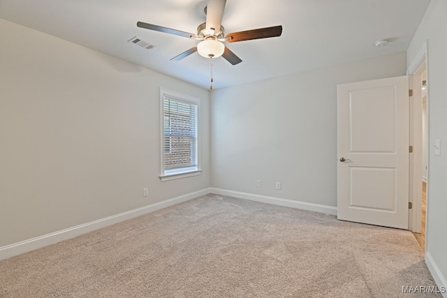 97 Abbington Blvd, Pike Road, AL 36064 - spare room with a ceiling fan and carpet floors