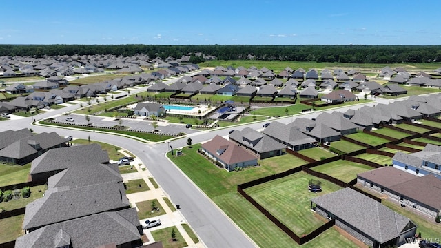 97 Abbington Blvd, Pike Road, AL 36064 - aerial perspective of suburban area with a pool area