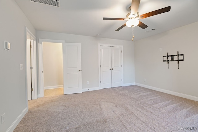 97 Abbington Blvd, Pike Road, AL 36064 - unfurnished bedroom with carpet floors, a ceiling fan, and a closet