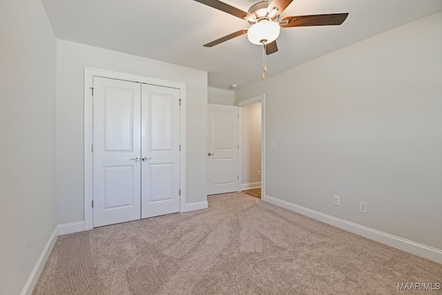 97 Abbington Blvd, Pike Road, AL 36064 - unfurnished bedroom featuring carpet floors, a closet, and ceiling fan