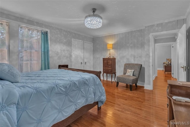 17 Calhoun Rd, Montgomery, AL 36109 - bedroom featuring wood finished floors and crown molding