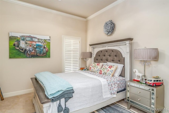 8712 Old Marsh Way, Montgomery, AL 36117 - bedroom with ornamental molding and carpet floors