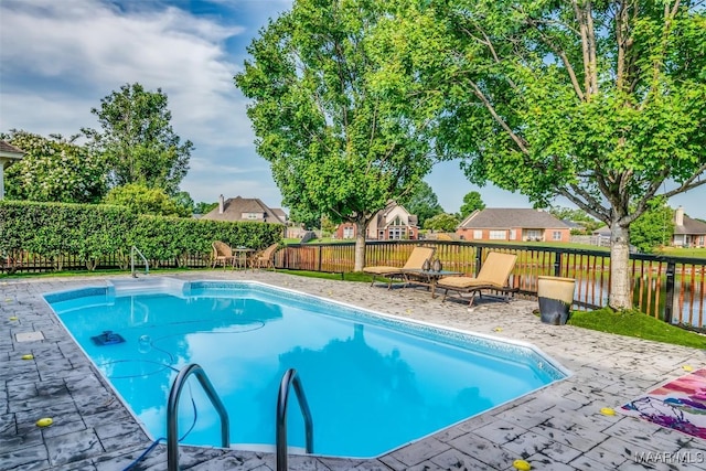 8712 Old Marsh Way, Montgomery, AL 36117 - view of pool with a fenced backyard, a residential view, and a patio