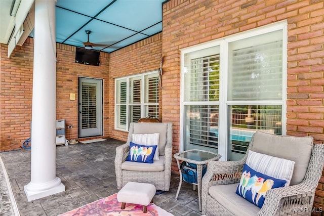 8712 Old Marsh Way, Montgomery, AL 36117 - view of patio featuring an outdoor living space