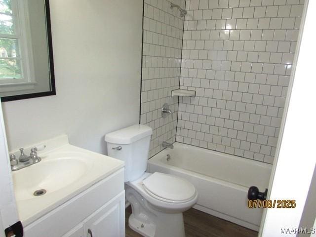 4225 Sunshine Dr, Montgomery, AL 36116 - bathroom featuring vanity and tub / shower combination