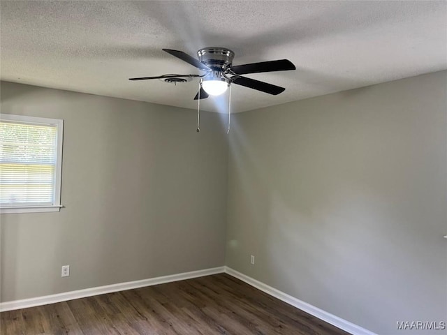 341 Sultan Ct, Montgomery, AL 36117 - empty room featuring wood finished floors, a ceiling fan, and a textured ceiling