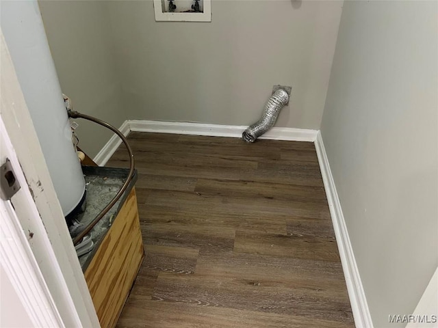 341 Sultan Ct, Montgomery, AL 36117 - laundry area featuring wood finished floors and hookup for a washing machine