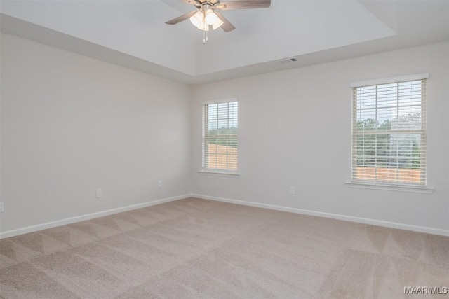 67 Gaines Ct, Wetumpka, AL 36092 - spare room with light colored carpet, a ceiling fan, and plenty of natural light
