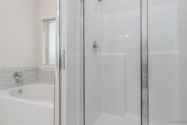 67 Gaines Ct, Wetumpka, AL 36092 - bathroom featuring a stall shower and a garden tub