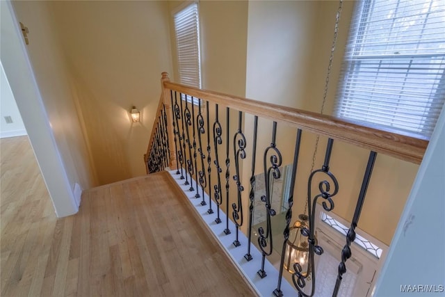 1609 Wentworth Dr, Montgomery, AL 36106 - stairs with wood finished floors