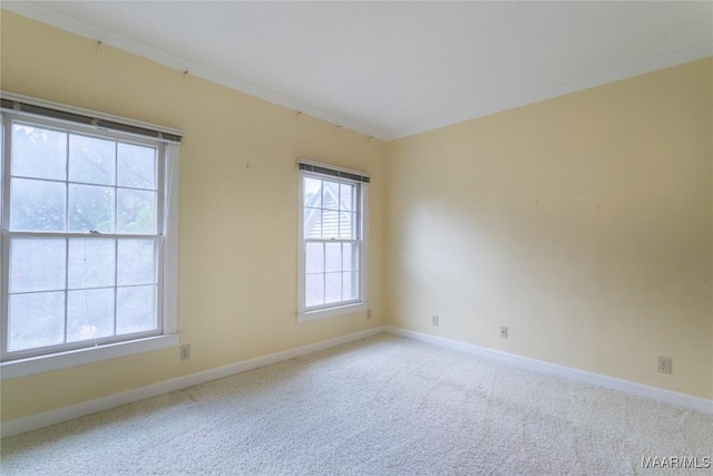 1609 Wentworth Dr, Montgomery, AL 36106 - carpeted spare room with baseboards and ornamental molding