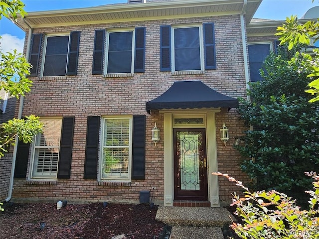 1609 Wentworth Dr, Montgomery, AL 36106 - view of front facade featuring brick siding