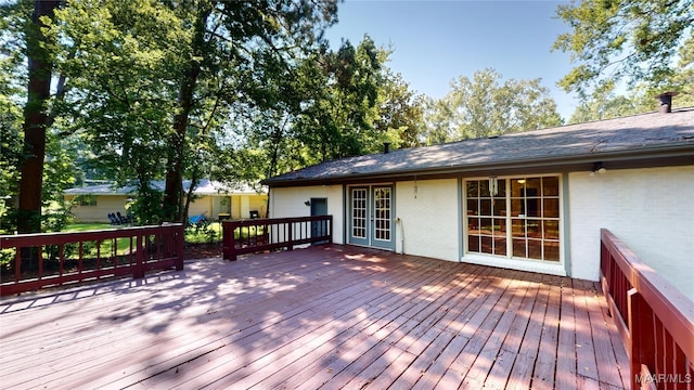 3427 Vance Ln, Montgomery, AL 36109 - deck featuring french doors