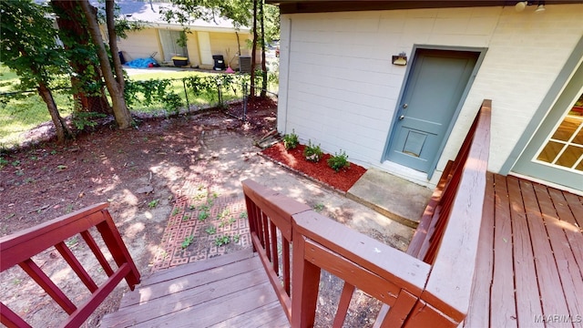 3427 Vance Ln, Montgomery, AL 36109 - view of wooden terrace