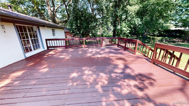 3427 Vance Ln, Montgomery, AL 36109 - view of deck