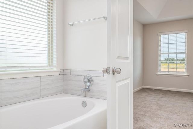 75 Gaines Ct, Wetumpka, AL 36092 - full bathroom featuring a garden tub and baseboards