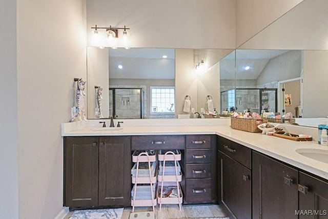 905 Overture Dr, Montgomery, AL 36117 - bathroom featuring a shower stall and vanity