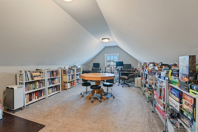 905 Overture Dr, Montgomery, AL 36117 - home office with vaulted ceiling and carpet