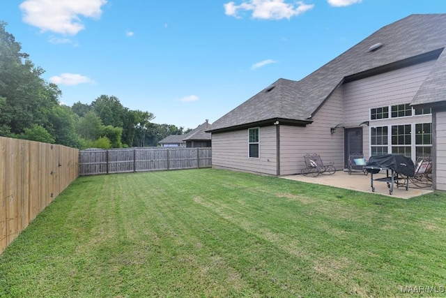 905 Overture Dr, Montgomery, AL 36117 - fenced backyard with a patio