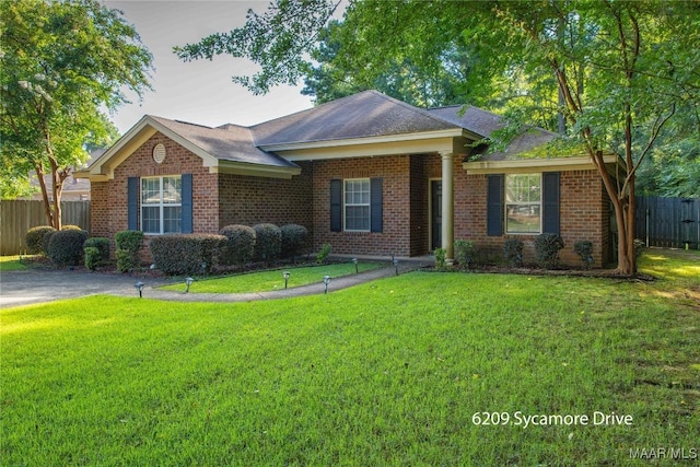 6209 Sycamore Dr, Montgomery, AL 36117 - ranch-style house featuring brick siding and a shingled roof