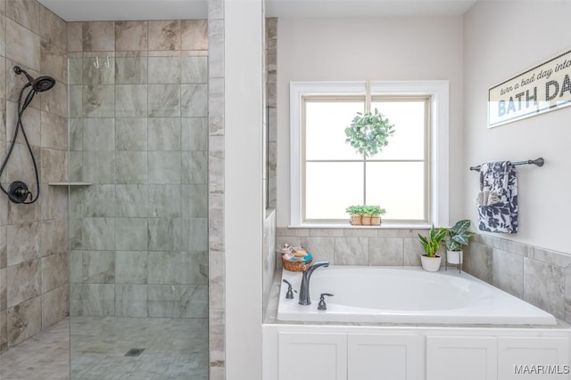 235 Midland Dr, Wetumpka, AL 36093 - full bath featuring tiled shower and a garden tub