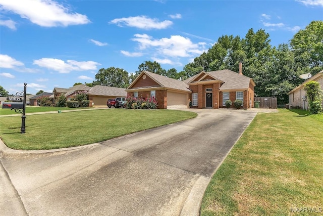 8049 Copperfield Dr, Montgomery, AL 36117 - single story home featuring brick siding, driveway, an attached garage, and a shingled roof