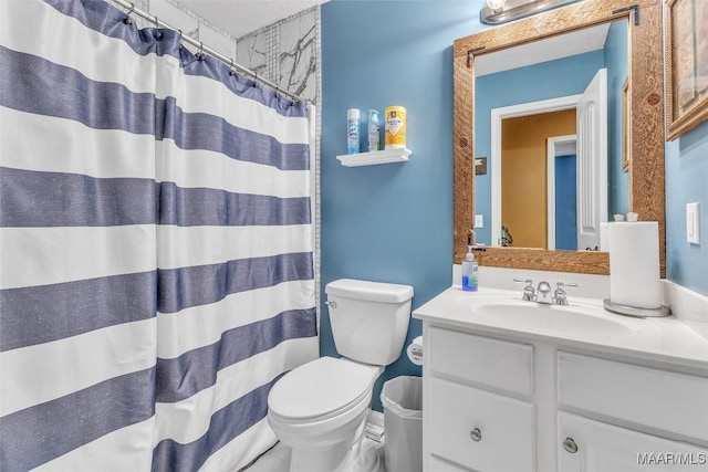 8049 Copperfield Dr, Montgomery, AL 36117 - bathroom featuring vanity and a shower with curtain