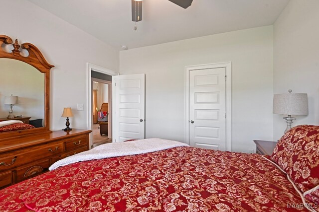 311 Alston Dr, Wetumpka, AL 36093 - bedroom with ceiling fan
