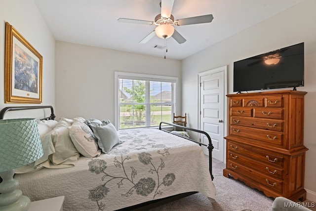 311 Alston Dr, Wetumpka, AL 36093 - carpeted bedroom featuring ceiling fan