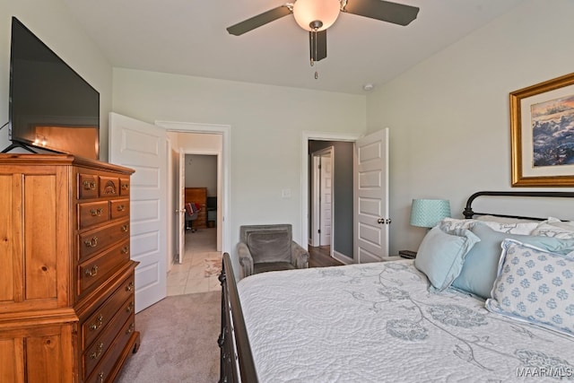 311 Alston Dr, Wetumpka, AL 36093 - bedroom with a ceiling fan and carpet flooring