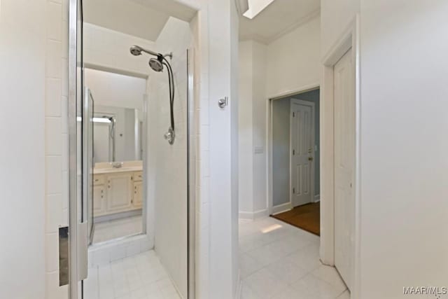 7930 Mossy Oak Dr, Montgomery, AL 36117 - hallway with light tile patterned flooring