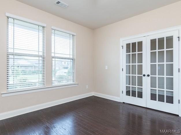 1531 Wingate Park Ct, Montgomery, AL 36117 - unfurnished room with french doors and wood finished floors