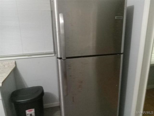 304 Patterson St, Tuskegee, AL 36088 - detailed view of freestanding refrigerator and light countertops