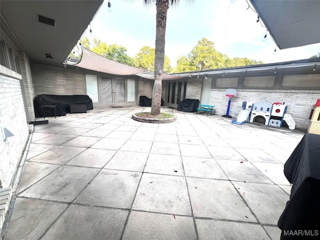 3628 Bankhead Ave, Montgomery, AL 36111 - view of patio featuring french doors