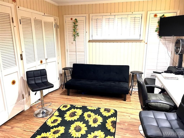 3628 Bankhead Ave, Montgomery, AL 36111 - office space featuring crown molding and light wood-style floors