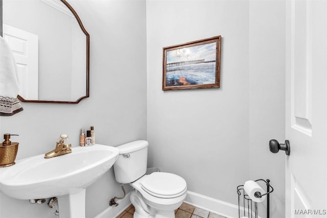 9021 Creek Side Trl, Hope Hull, AL 36043 - bathroom featuring toilet and tile patterned floors