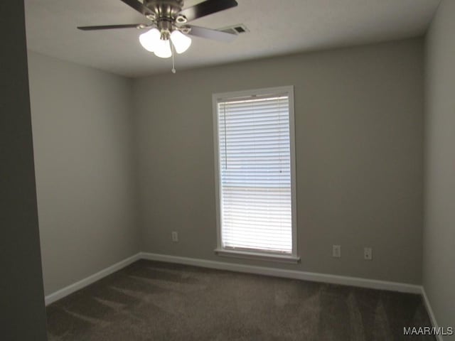 9467 Greythorne Way, Montgomery, AL 36117 - empty room featuring carpet floors, ceiling fan, and plenty of natural light