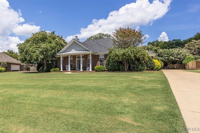 760 Winding Wood Dr, Wetumpka, AL 36093 - neoclassical / greek revival house featuring covered porch