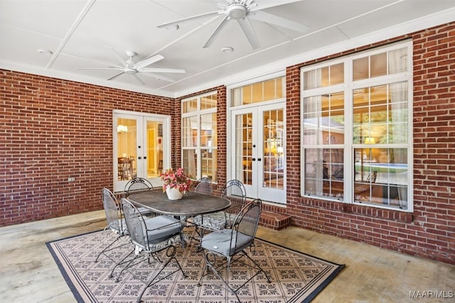 760 Winding Wood Dr, Wetumpka, AL 36093 - sunroom featuring french doors